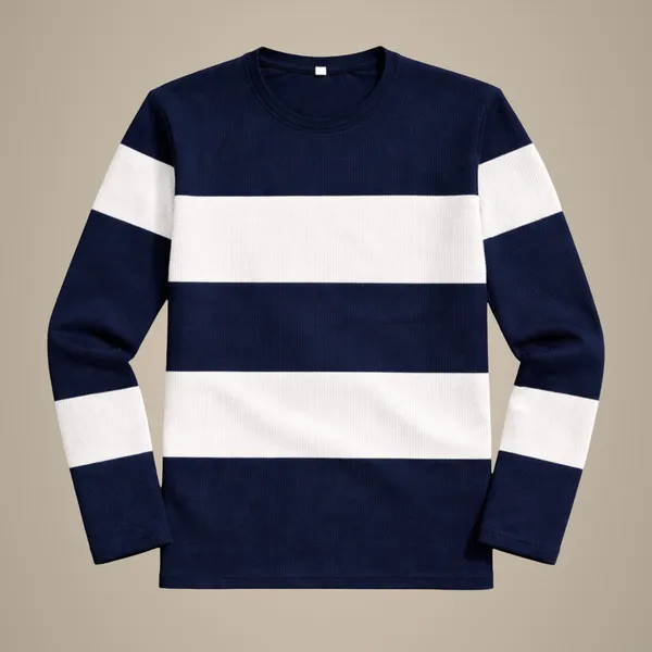 Navy_Blue_And_White_Striped_Full_Sleeve_T-Shirt