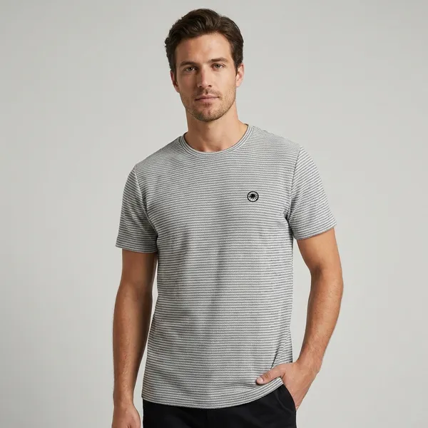 Grey_And_White_Striped_T-Shirt_With_Button_Detail
