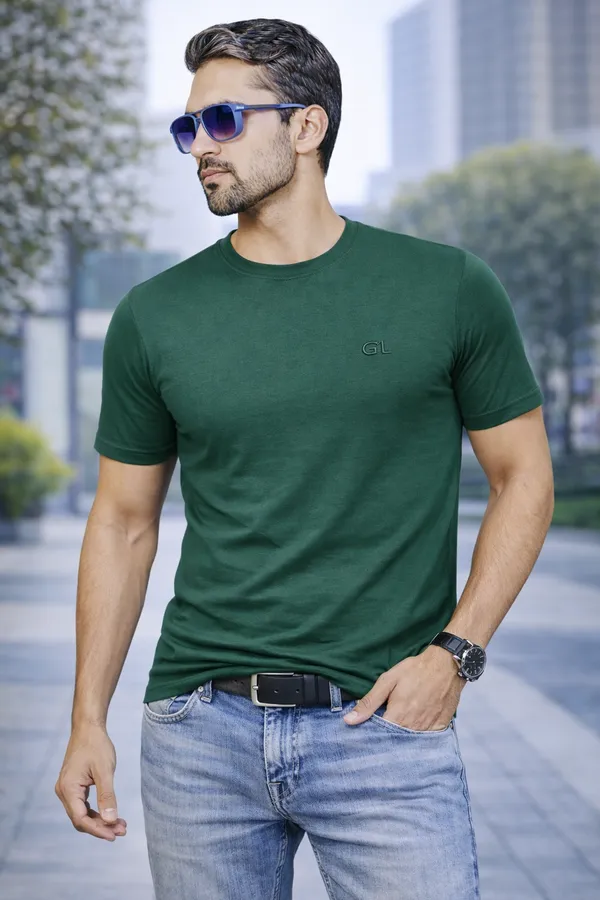 Pink_Color_Block_Polo_T-Shirt_With_Zipper_Detail