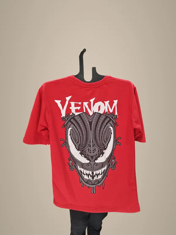 Venom_Marvel_Character_Red_T-Shirt