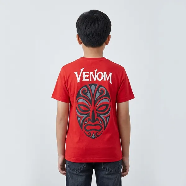 Venom_Marvel_Character_Red_T-Shirt