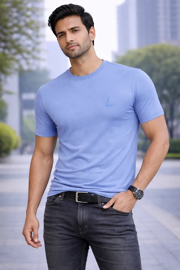 Maroon_Color_Block_Polo_T-Shirt_With_Zip_Collar_For_Men