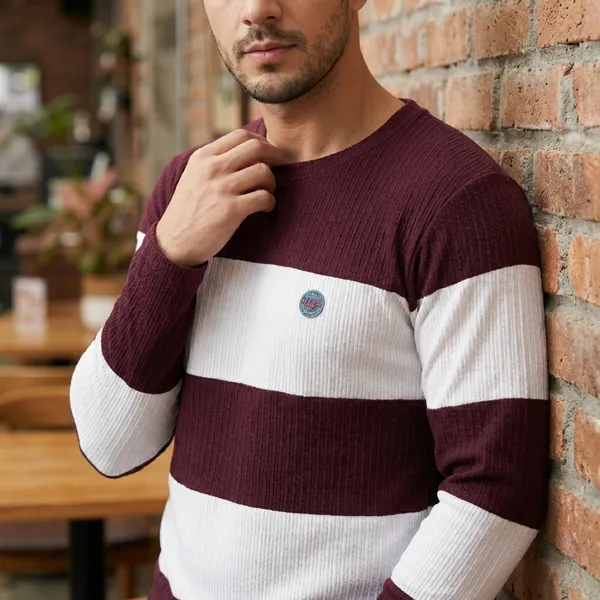 Maroon_And_White_Striped_Full_Sleeve_T-Shirt