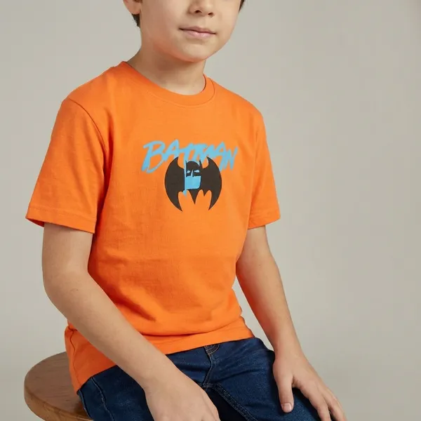 Batman_Graphic_Print_T-Shirt_-_Orange