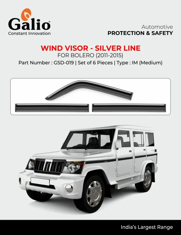 GALIO_WIND_VISOR_-_SILVER_LINE_FOR_MAHINDRA_BOLERO_(2000_TO_2025_ONWARDS)