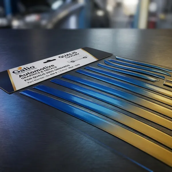 Qualis_Luxury_Graphics_And_Decals_Blue_Gold_Stripe_Design