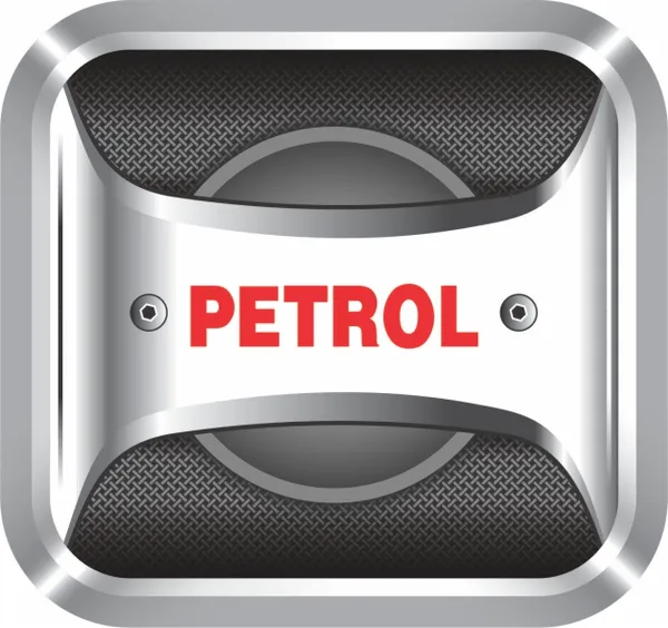 Petrol_Metal_Texture_Icon_With_Bold_Red_Typography