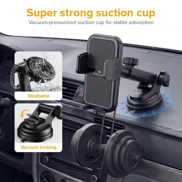 STELLAR_DRIVE_Titan_Mount_Pro_Car_Mobile_Holder_with_Strong_Suction_Cup,_360°_Rotation,_One-Hand_Operation,_Dashboard_Windshield_Phone_Mount_for_All_Smartphones_(4.7–7_Inch)