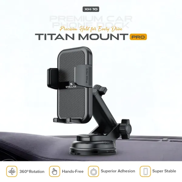 STELLAR_DRIVE_Titan_Mount_Pro_Car_Mobile_Holder_with_Strong_Suction_Cup,_360°_Rotation,_One-Hand_Operation,_Dashboard_Windshield_Phone_Mount_for_All_Smartphones_(4.7–7_Inch)