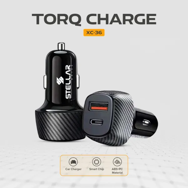 Stellar_Drive_XC-16__TORQ_Charge__38W_Fast_Car_Mobile_Charger_with_PD_&_QC
