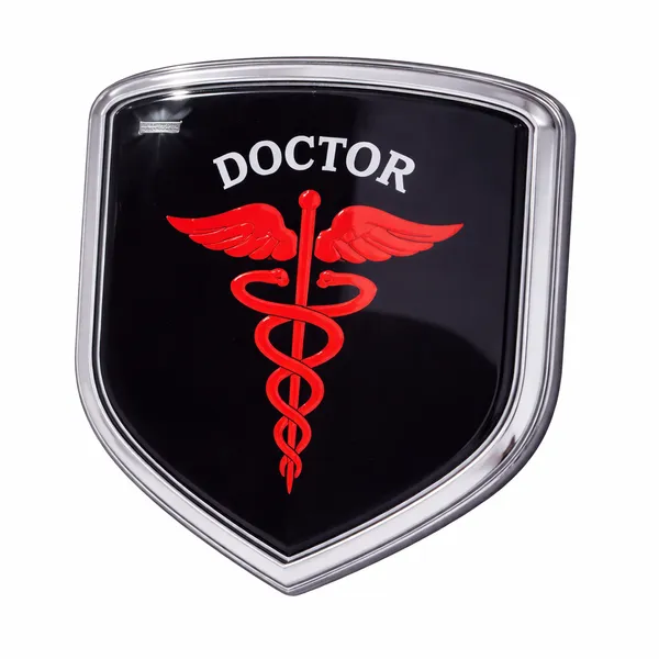 Doctor_Badge_Chrome_Finish_Political_Party_Emblem_For_Car_And_Bike