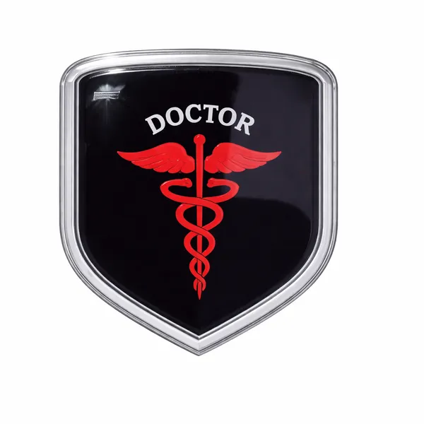 Doctor_Badge_Chrome_Finish_Political_Party_Emblem_For_Car_And_Bike