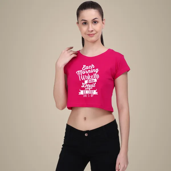 Crop_Top_For_Women_And_Girls_Dark_Pink
