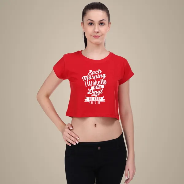 Crop_Top_For_Women_And_Girls_Red