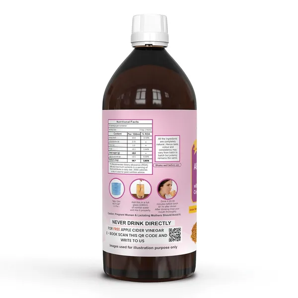 Dr.Patkar's_Apple_Cider_Vinegar_With_Cinnamon_Fenugreek_Raw_&_Unfiltered_Suitable_For_Sugar_Control_With_Improved_Immunity_Lowers_Bad_Cholesterol_With_Mother