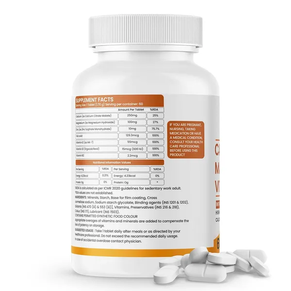 Dr.Patkar'S_Calcium_Citrate_Malate_Zinc_Magnesium_Vitamin_D2_K2_Mk7_With_Folic_Acid_Vitamin_B12_Tablets_Strong_Bones_Immunity_Energy_Support_Vegetarian_Supplement_60_Tablets