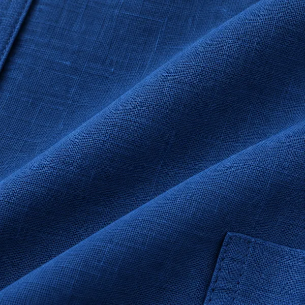 Navy_Blue_Hemp_Full_Sleeve_Short_Kurta_For_Men