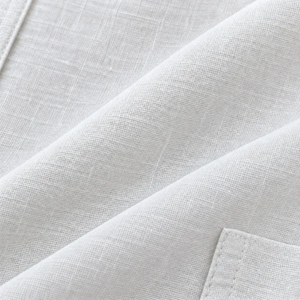 White_Hemp_Full_Sleeve_Short_Kurta_For_Men