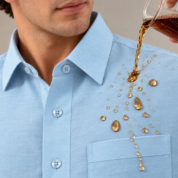 Light_Blue_Cotton_Linen_Shirt_For_Men
