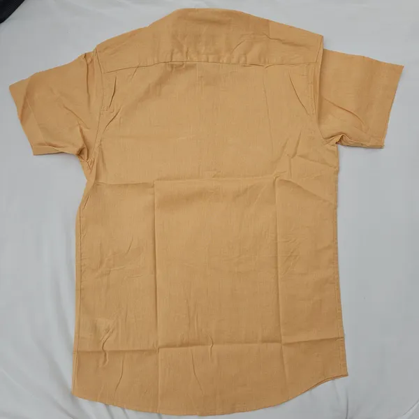 Honey_Hemp_Half_Sleeve_Short_Kurta_For_Men