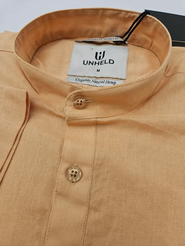 Honey_Hemp_Half_Sleeve_Short_Kurta_For_Men