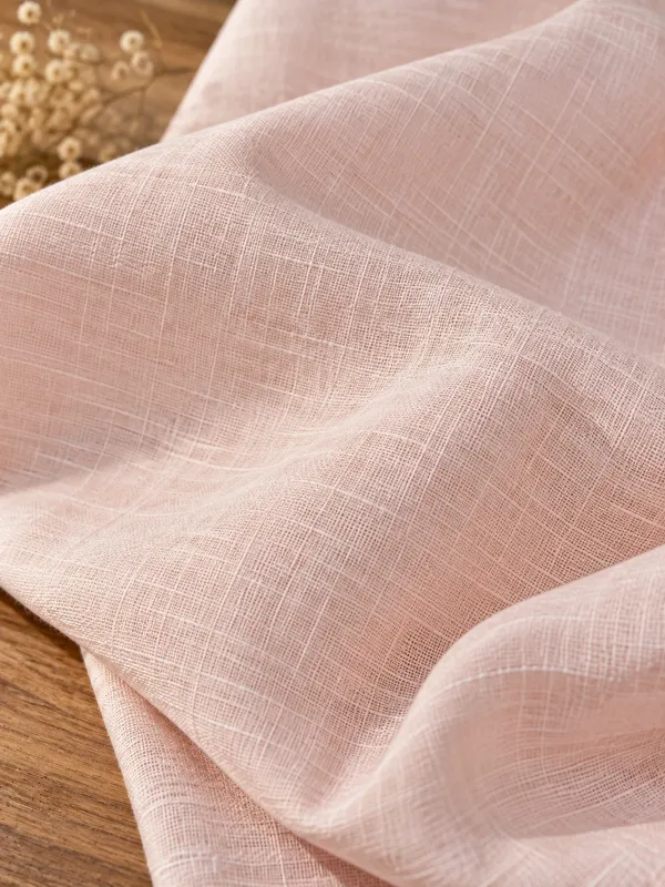 Peach_Cotton_Linen_Shirt_For_Men