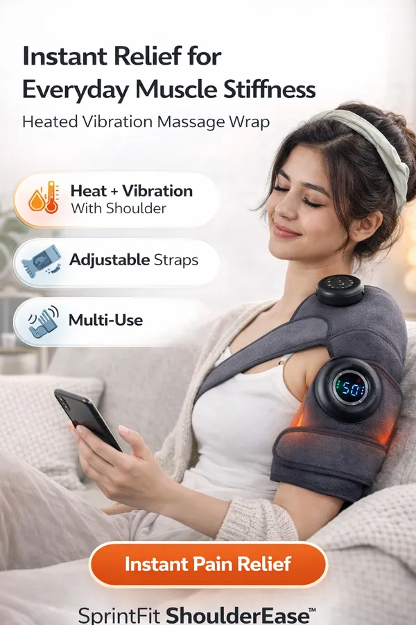 Grey_Heatease_Collar_Neck_And_Shoulder_Heat_Wrap_&_Grey_Shoulder_Ease_Heat_And_Vibration_Massager_(Combo_of_2)