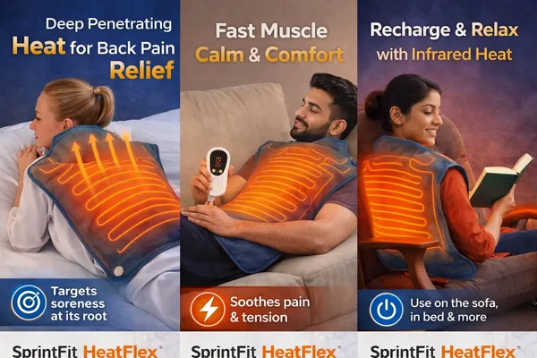 Grey_Heatflex_Neck_And_Back_Heat_Wrap_&_Grey_Knee_Revive_Pro_Heat_And_Vibration_Therapy_For_Knees_(Combo_of_2)