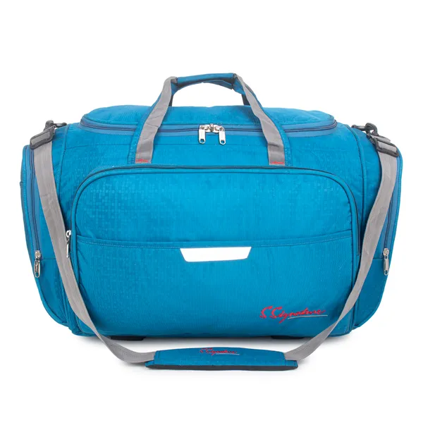 Signature_Blue_Fabric_Adjustable_Strap_24_Inch_Travel_Duffel_Bag