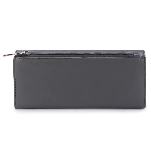 Signature_Grey_Faux_Leather_Ring_Detail_Wallet_For_Women