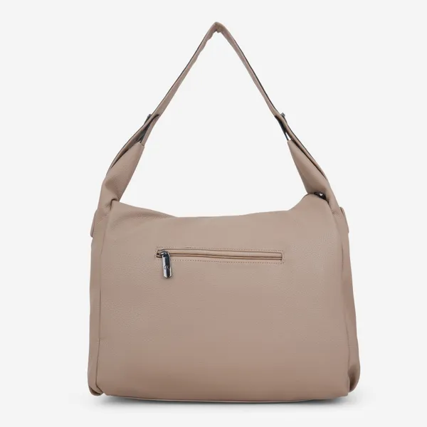 Signature_Pink_Faux_Leather_Adjustable_Strap_Shoulder_Bag_For_Women