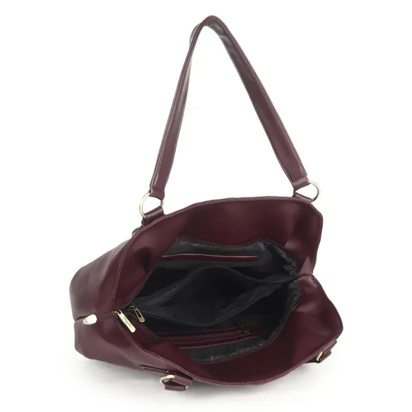 Signature_Faux_Leather_Multi_Compartment_Metallic_Zip_Handbag