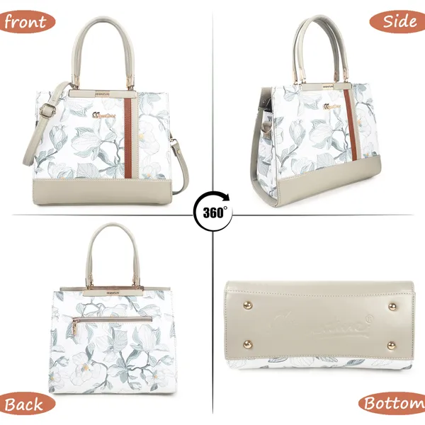 Signature_White_Fabric_Embroidered_Metallic_Accent_Handbag