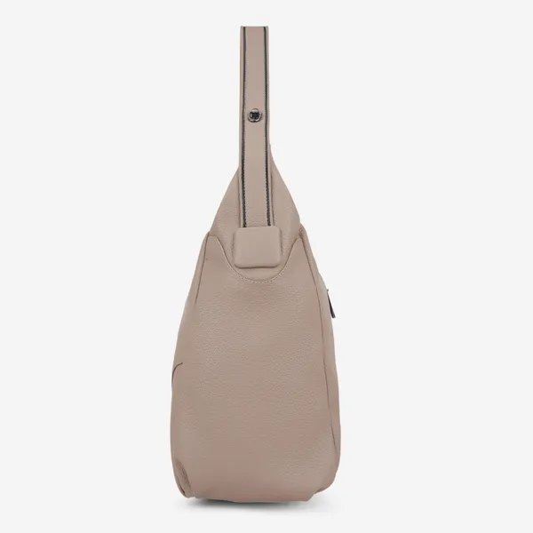 Signature_Pink_Faux_Leather_Adjustable_Strap_Shoulder_Bag_For_Women