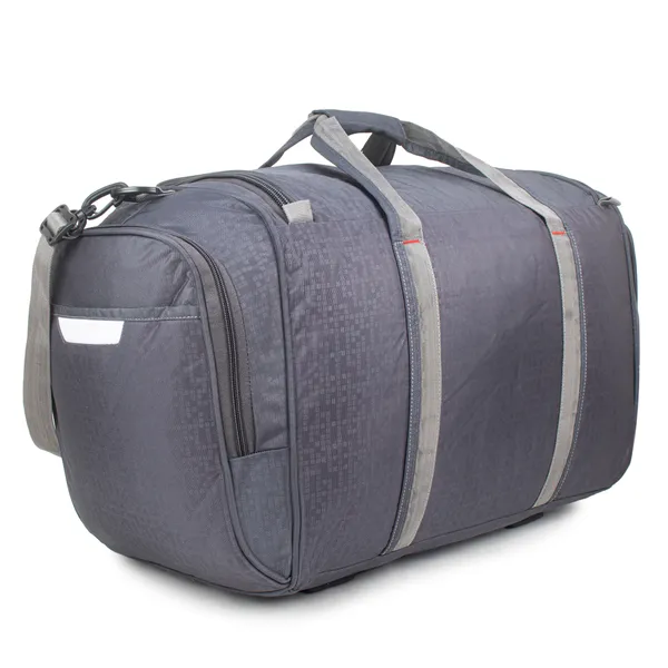 Signature_Grey_Fabric_Multi_Compartment_24_Inch_Travel_Duffel_Bag_For_Men_And_Women