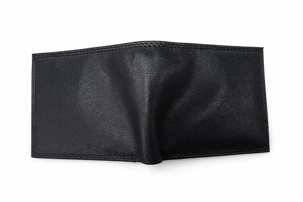 Signature_Black_Leather_Coin_Pouch_Bi_Fold_Wallet_For_Men