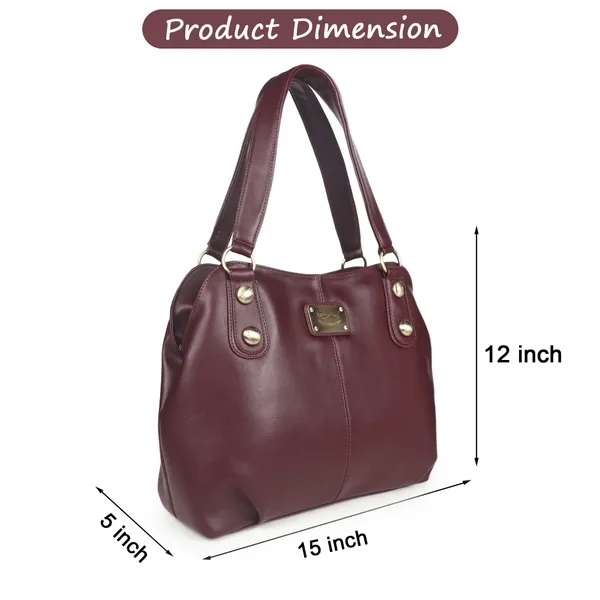 Signature_Faux_Leather_Multi_Compartment_Metallic_Zip_Handbag