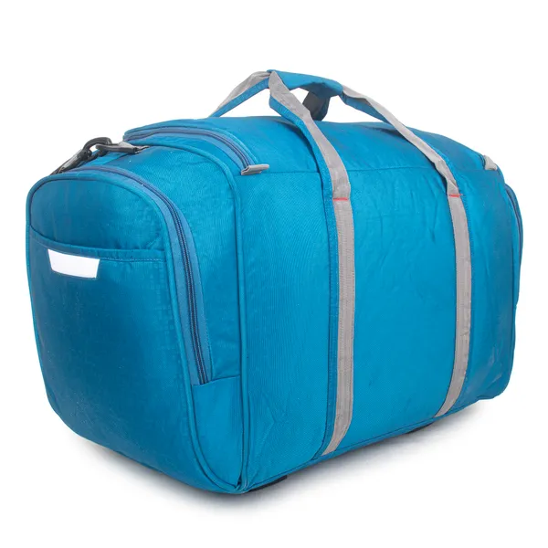 Signature_Blue_Fabric_Adjustable_Strap_24_Inch_Travel_Duffel_Bag