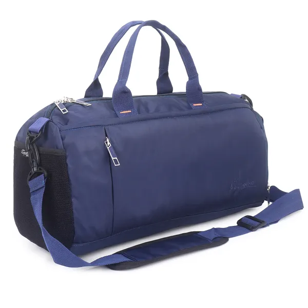 Signature_Navy_Blue_Fabric_Water_Resistant_Shoe_Compartment_GYM_Bag