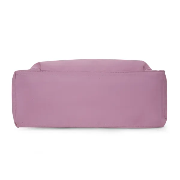 Signature_Purple_Nylon_Waterproof_Multi_Pocket_Shoulder_Tote_Bag