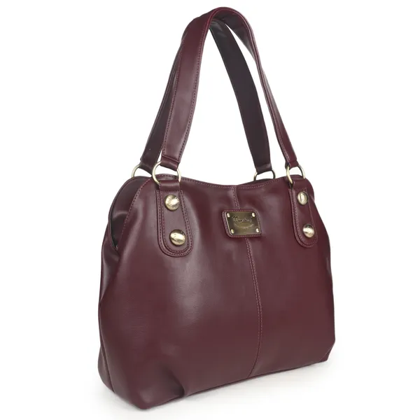 Signature_Faux_Leather_Multi_Compartment_Metallic_Zip_Handbag