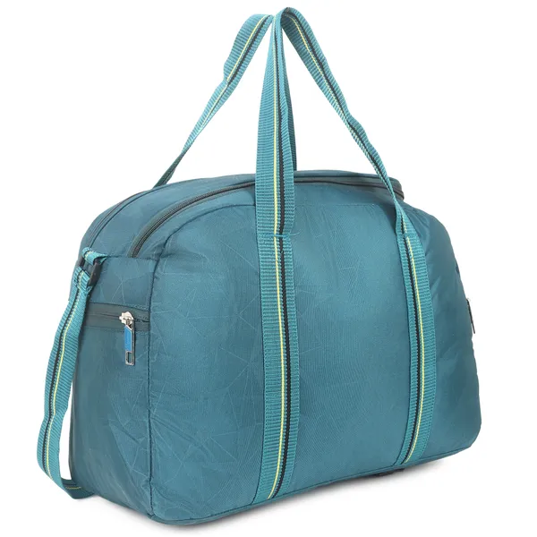 Signature_Blue_Fabric_Adjustable_Strap_17_Inch_Travel_Duffel_Bag