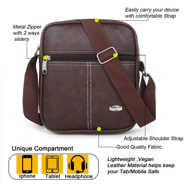 Signature_Brown_Vegan_Leather_Multi_Compartment_Sling_Bag