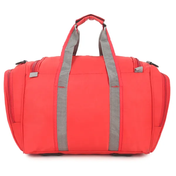 Signature_Red_Fabric_Adjustable_Strap_Gym_Travel_Duffel_Bag_For_Men_And_Women
