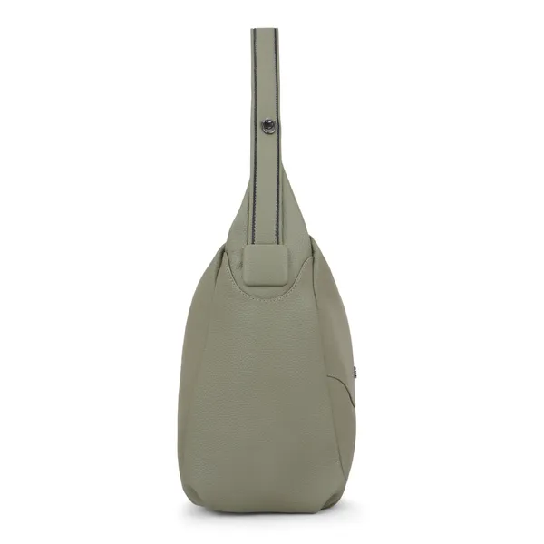Signature_Sage_Green_Faux_Leather_Adjustable_Strap_Hobo_Shoulder_Bag_For_Women
