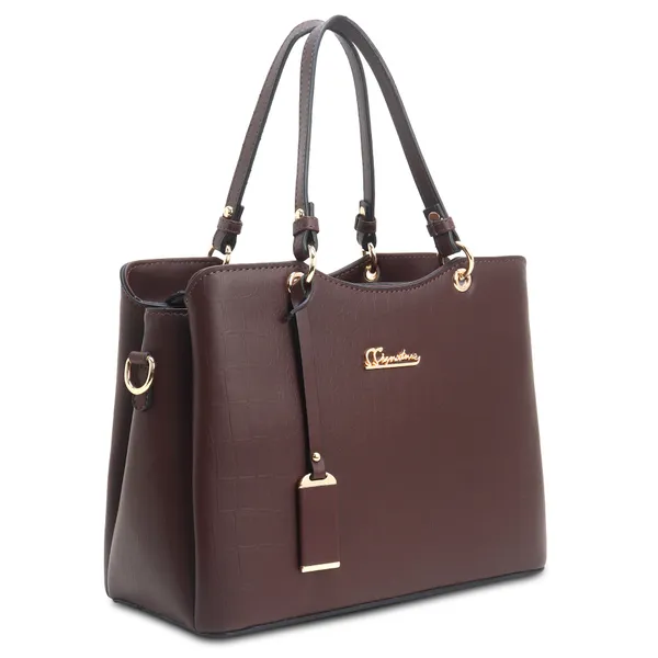 Signature_Multicolor_Faux_Leather_Detachable_Pouch_Structured_Handbag