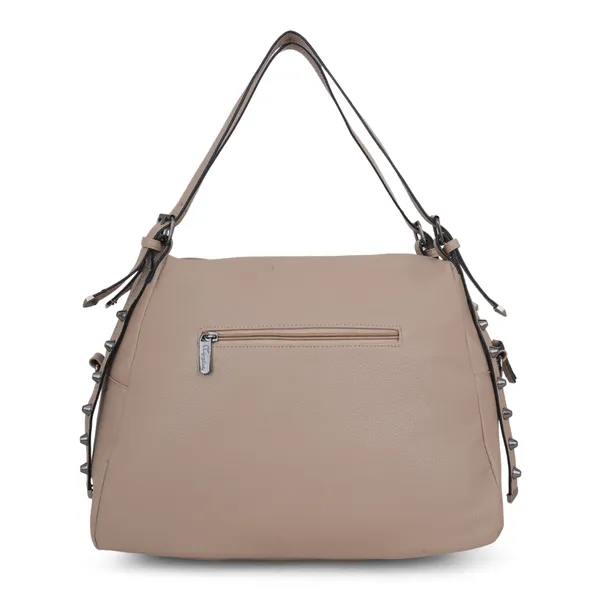 Signature_Beige_Faux_Leather_Adjustable_Strap_Tote_Handbag_For_Women