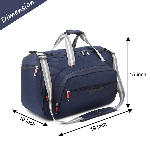 Signature_Navy_Blue_Fabric_Multi_Compartment_Travel_Duffel_Bag_For_Men_And_Women
