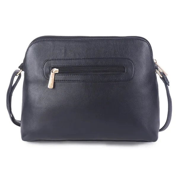 Signature_Navy_Blue_Faux_Leather_Multi_Compartment_Sling_Bag_For_Women
