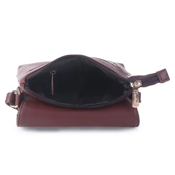 Signature_Burgundy_Vegan_Leather_Sling_Bag_For_Women